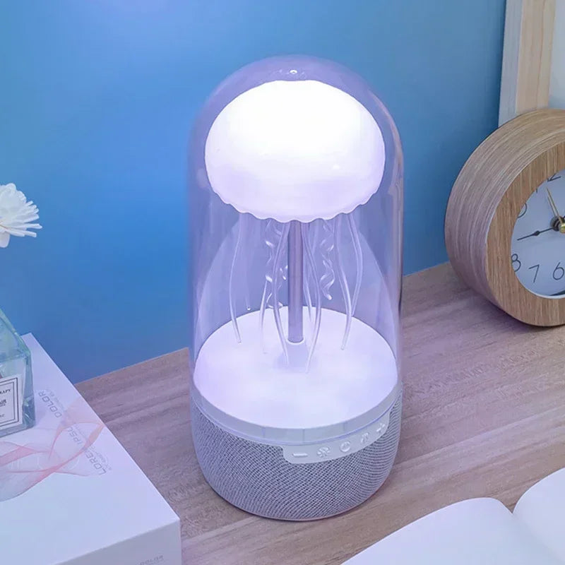 Haut-parleur bluetooth méduse – Lumières colorées & son stéréo HiFi