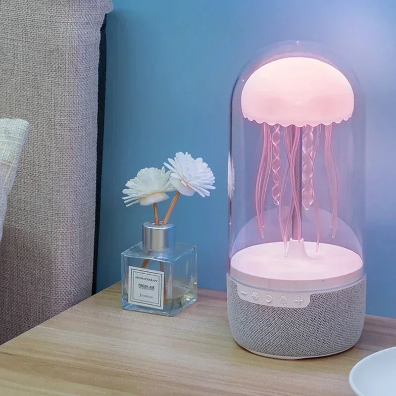 Haut-parleur bluetooth méduse – Lumières colorées & son stéréo HiFi