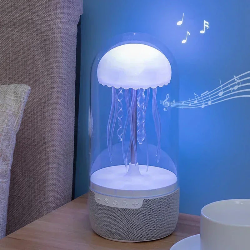 Haut-parleur bluetooth méduse – Lumières colorées & son stéréo HiFi
