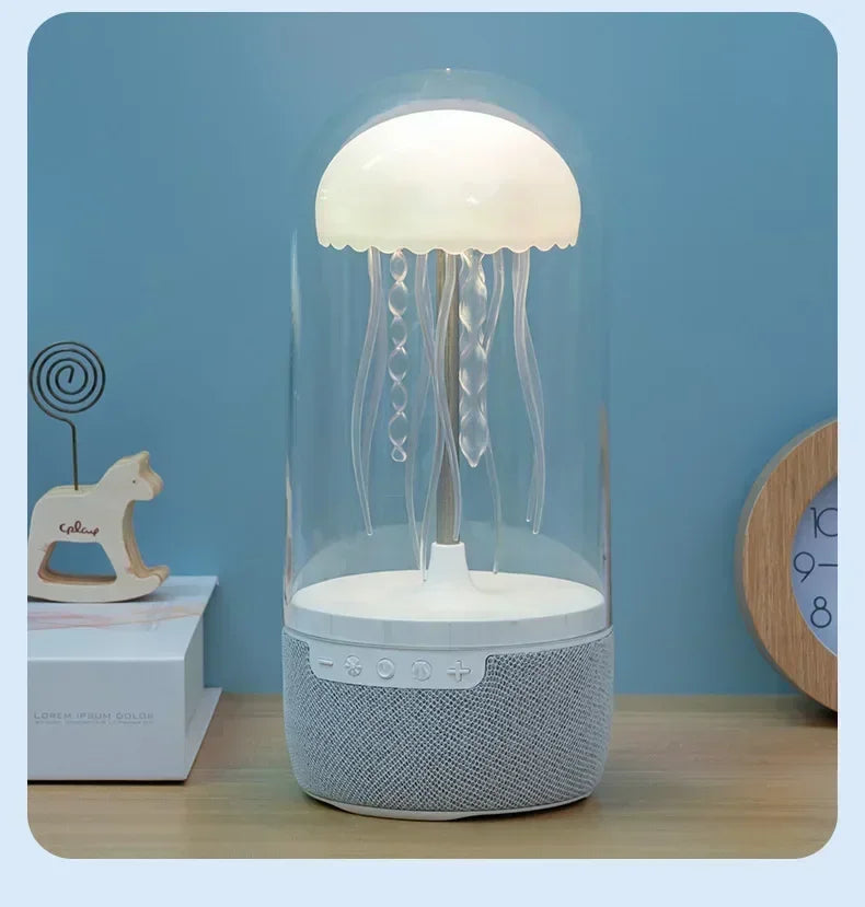 Haut-parleur bluetooth méduse – Lumières colorées & son stéréo HiFi