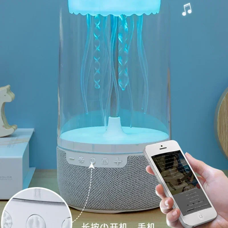 Haut-parleur bluetooth méduse – Lumières colorées & son stéréo HiFi